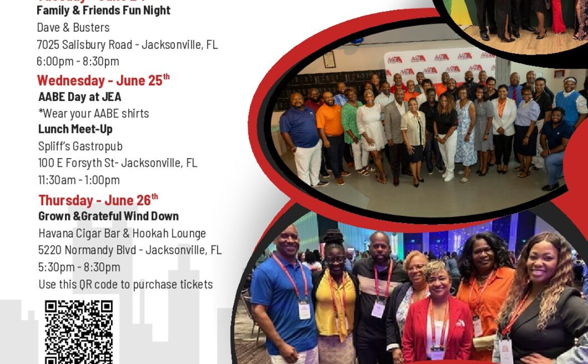 AABE Week 2025 All Events Flyer