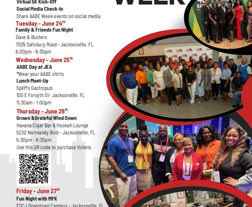 AABE Week 2025 All Events Flyer